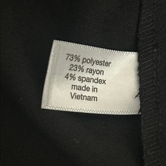 Lane Bryant Classic Black Wide-Leg Dress Pants with Elastic Waist Work Trousers - Picture 7 of 8